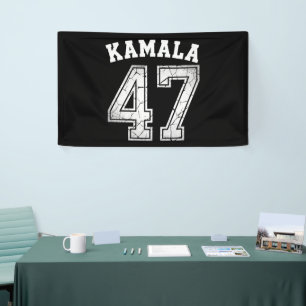 Kamala Harris 47 For President For The People  Banner