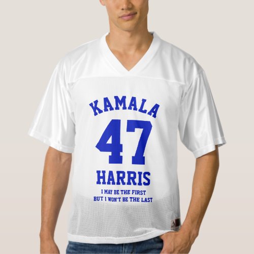 KAMALA HARRIS 47 Potus w The Mostus US President Mens Football Jersey