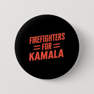 Kamala Harris 47 Th 2024 Firefighters For Kamala Button