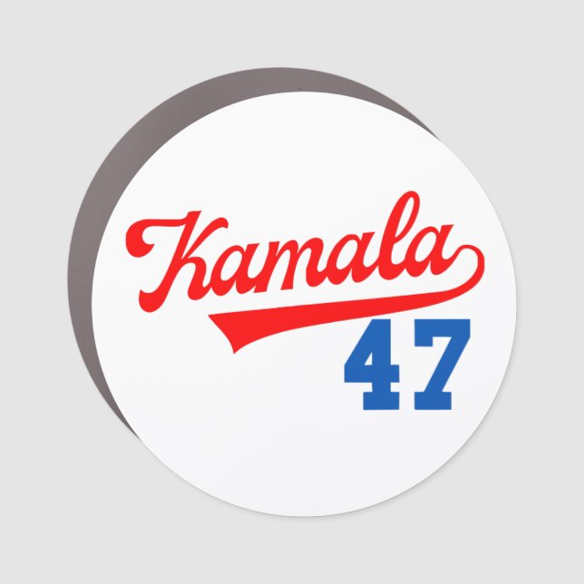 Kamala Harris 47 th - President 47 th Car Magnet (Front)