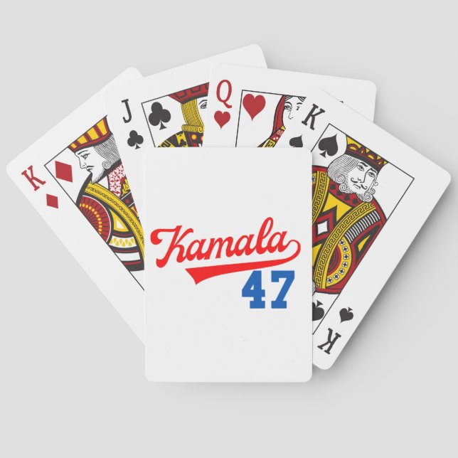 Kamala Harris 47 th - President 47 th Poker Cards (Back)