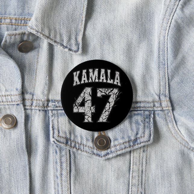 Kamala Harris 47 th President USA America 2024 Button (In Situ)