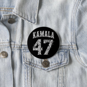 Kamala Harris 47 th President USA America 2024 Button