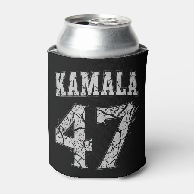Kamala Harris 47 th President USA America 2024 Can Cooler (Can Front)