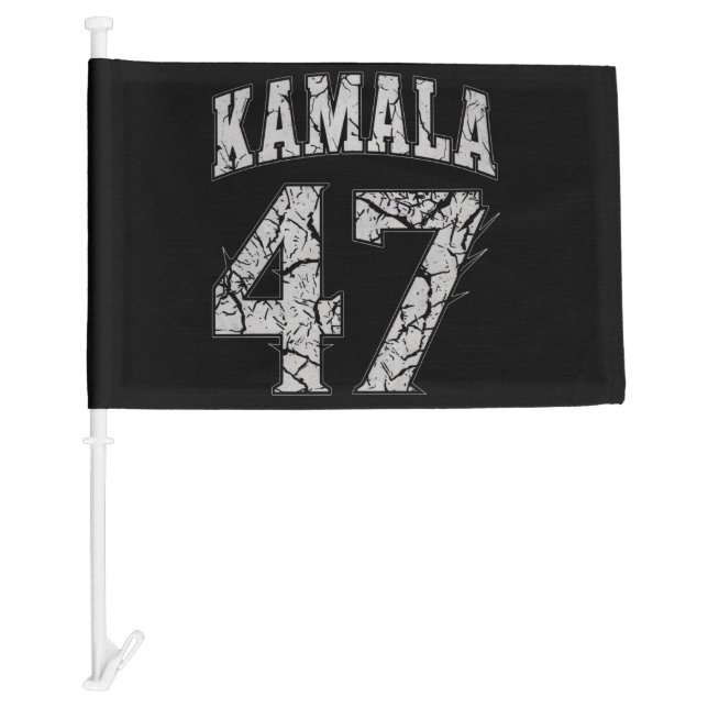 Kamala Harris 47 th President USA America 2024 Car Flag (Front)