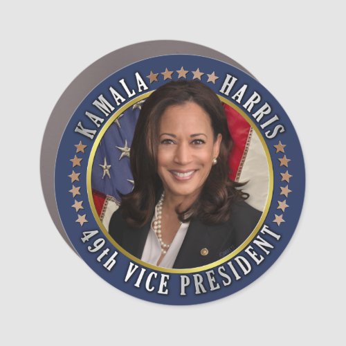 Kamala Harris 49th Vice President Commemorative Car Magnet