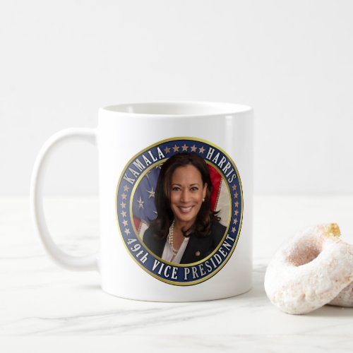 Kamala Harris 49th Vice President Commemorative Coffee Mug