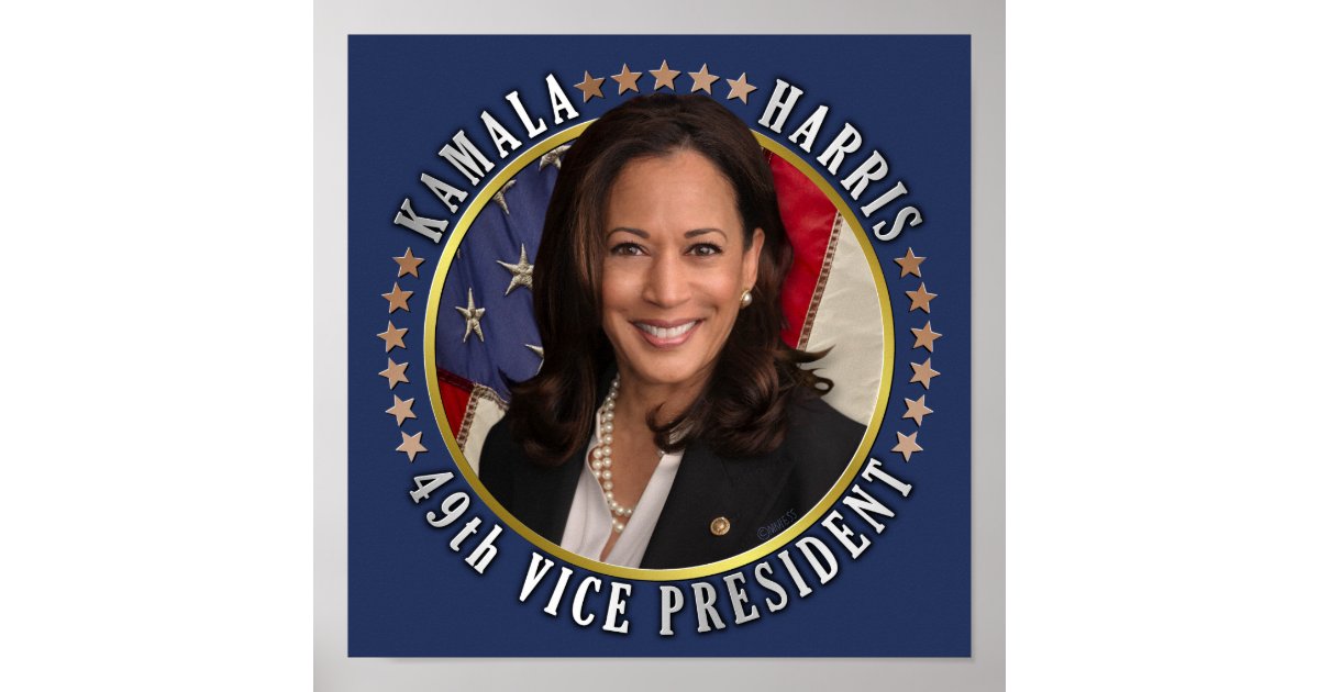 Kamala Harris 49th Vice President Commemorative Poster ...