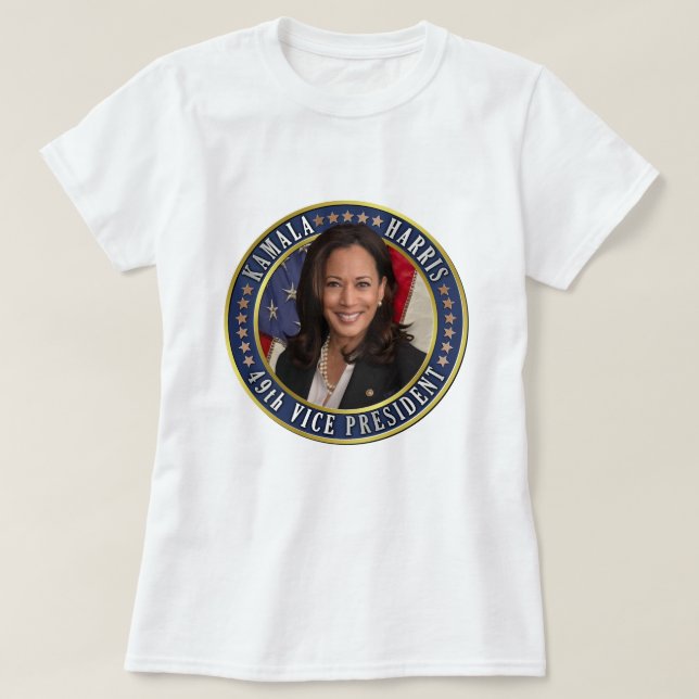 Kamala Harris 49th Vice President Commemorative T-Shirt (Design Front)