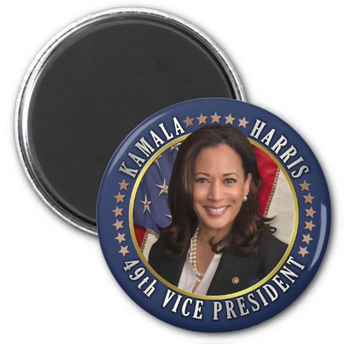 Kamala Harris 49th Vise President Commemorative Magnet