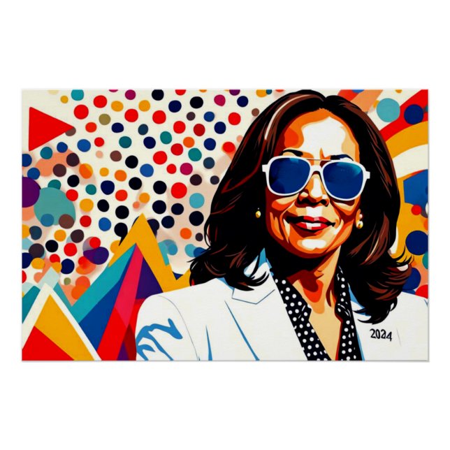 KAMALA HARRIS 4 POSTER (Front)