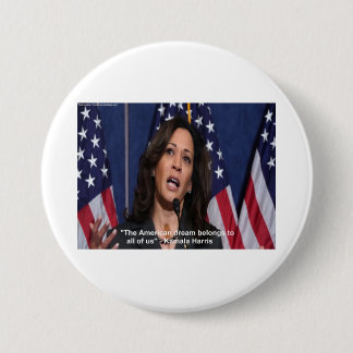 Kamala Harris & American Dream Quote Button