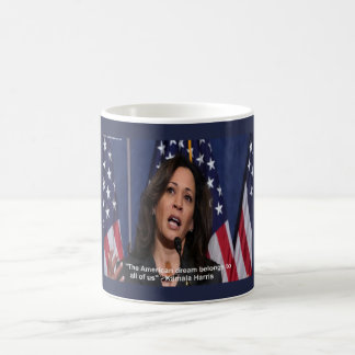 Kamala Harris & American Dream Quote Coffee Mug