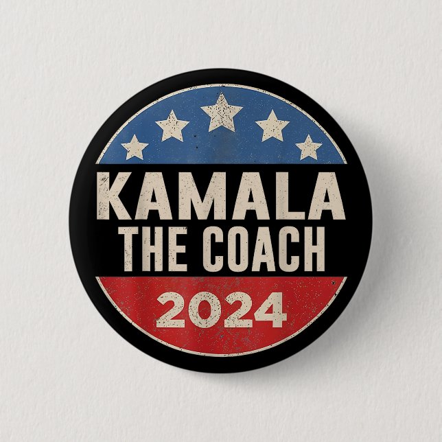 Kamala Harris And The Coach Button (Front)