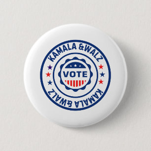 Kamala harris and walz 2024 Election 2024 Button