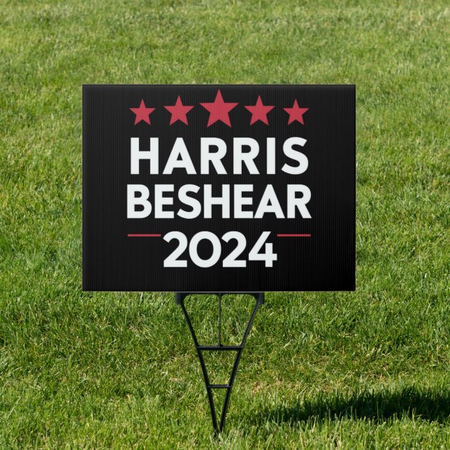 Kamala Harris Andy Beshear 2024 Harris Beshear 202 Sign (Insitu)