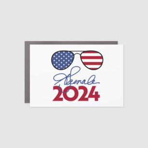 Kamala Harris Aviator Flag Car Magnet