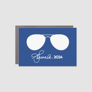 Kamala Harris Aviator Flag Car Magnet