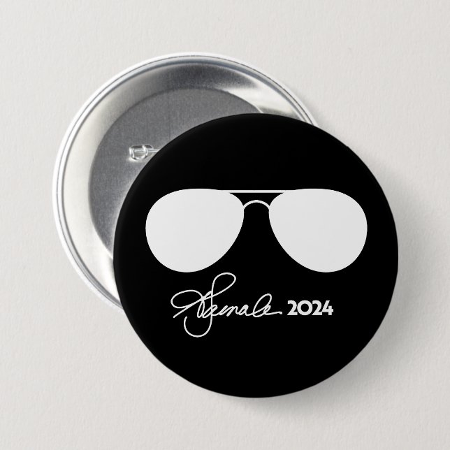 Kamala Harris Aviators Button (Front & Back)