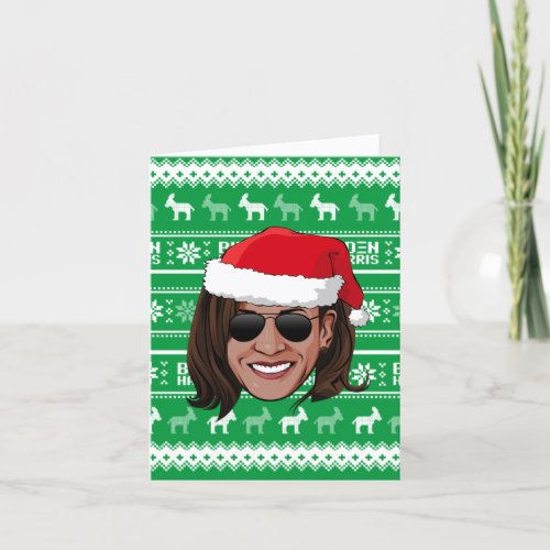 Kamala Harris Aviators Holiday Card