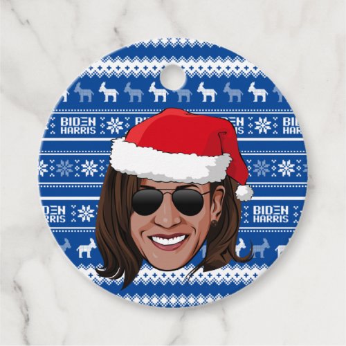 Kamala Harris Aviators Holiday Favor Tags