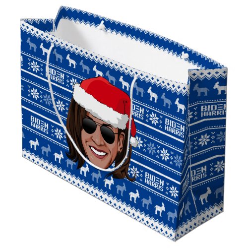 Kamala Harris Aviators Holiday Large Gift Bag