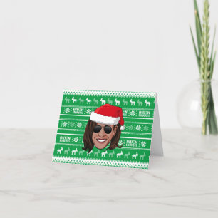 Kamala Harris Aviators Holiday Thank You Card