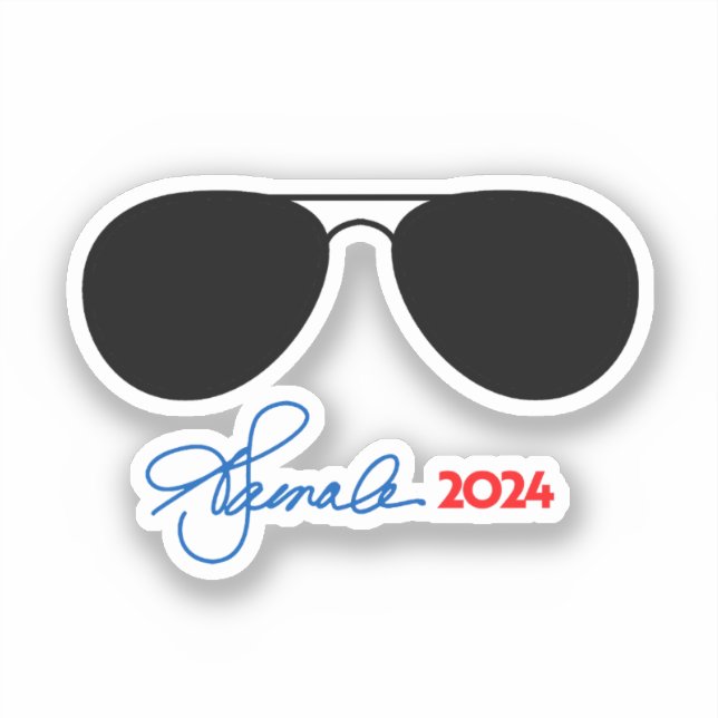 Kamala Harris Aviators Sticker (Front)