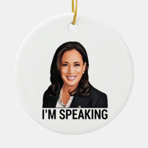 Kamala Harris Biden Harris 2020 Presidential Ceramic Ornament