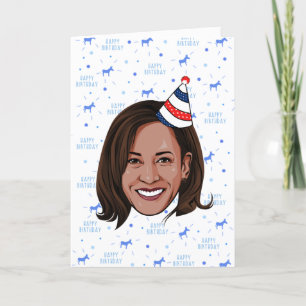 Kamala Harris Birthday Card