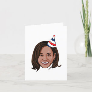 Kamala Harris Birthday Card