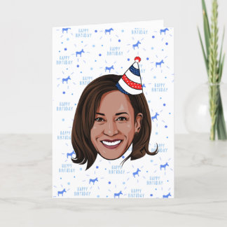 Kamala Harris Birthday Card