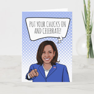 Kamala Harris Birthday: Put Your Chucks on Card
