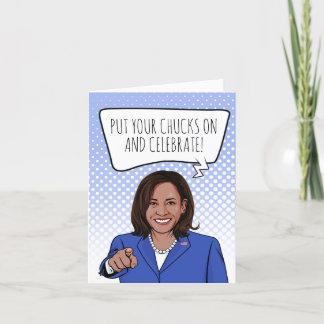 Kamala Harris Birthday: Put Your Chucks on Card