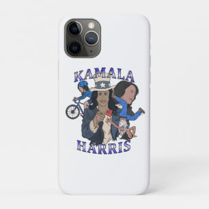 Kamala Harris Bootleg Rap Style Election iPhone 11 Pro Case