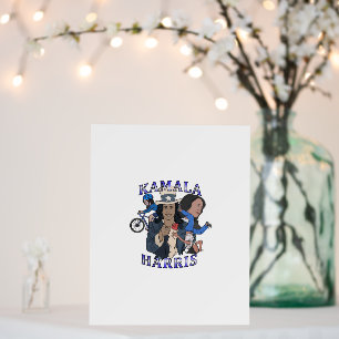 Kamala Harris Bootleg Rap Style Election Foam Board