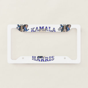 Kamala Harris Bootleg Rap Style Election License Plate Frame