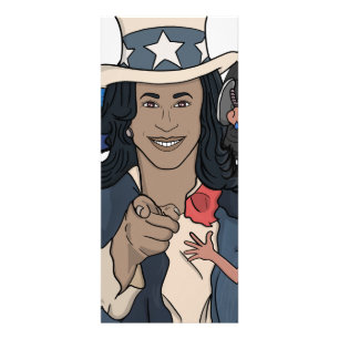 Kamala Harris Bootleg Rap Style Election Rack Card