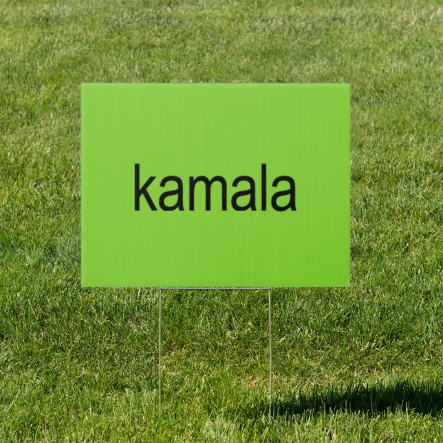 Kamala Harris Brat Sign (Insitu)