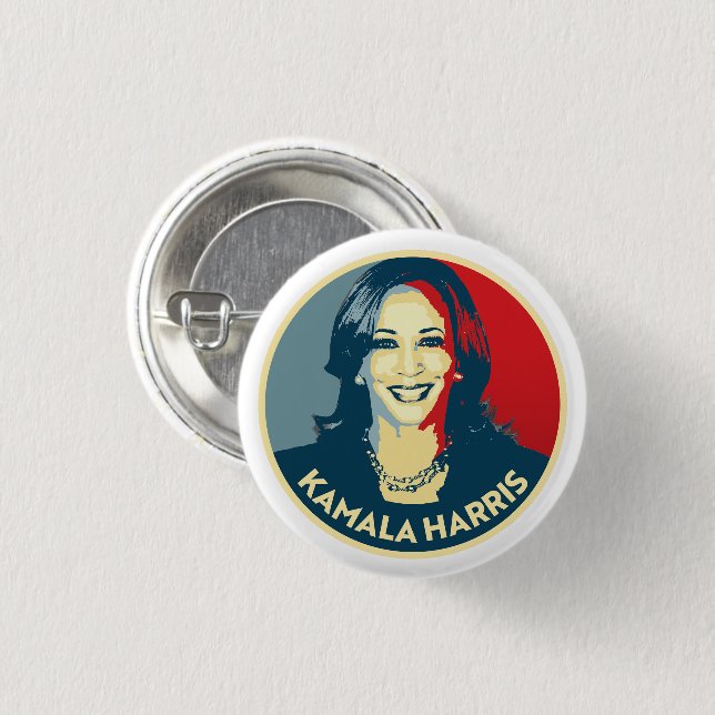 Kamala Harris Button (Front & Back)
