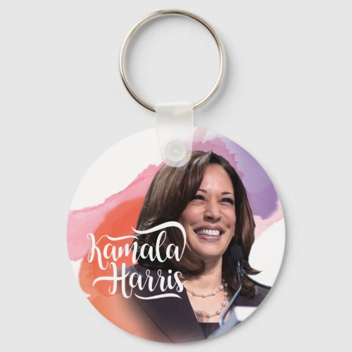 Kamala Harris Button Keychain
