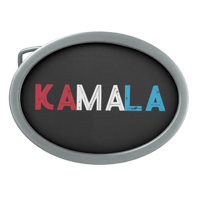 KAMALA Harris Campaign 2024 Belt Buckle (Front)