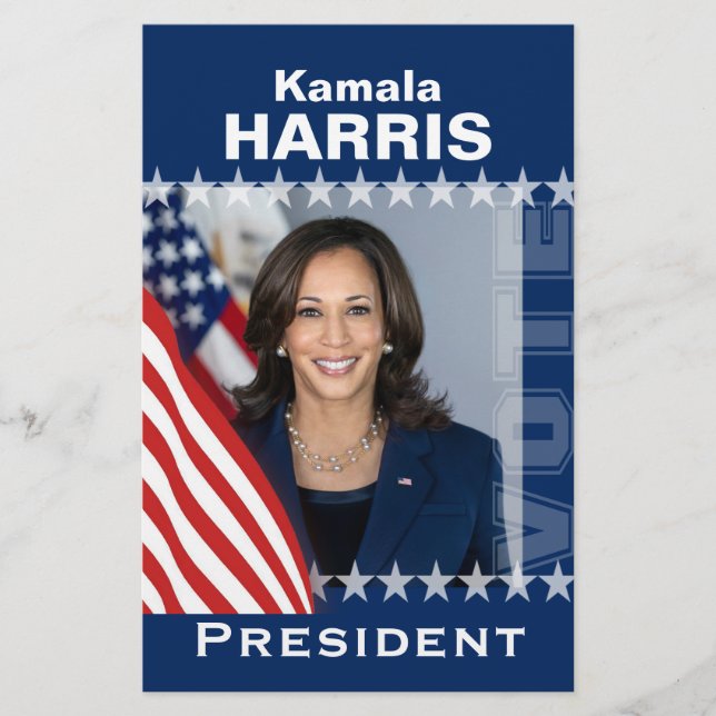 Kamala Harris Campaign Template Flyer (Front)