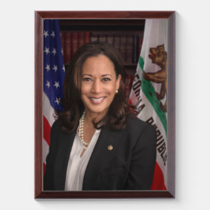 Kamala Harris Candidate for President US 2024 Award Plaque