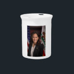 Kamala Harris Candidate for President US 2024 Beverage Pitcher<br><div class="desc">Kamala Harris Candidate for President US 2024, On behalf of the American people, I thank Joe Biden for his extraordinary leadership as President of the United States and for his decades of service to our country. His remarkable legacy of accomplishment is unmatched in modern American history, surpassing the legacy of...</div>