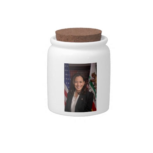 Kamala Harris Candidate for President US 2024 Candy Jar