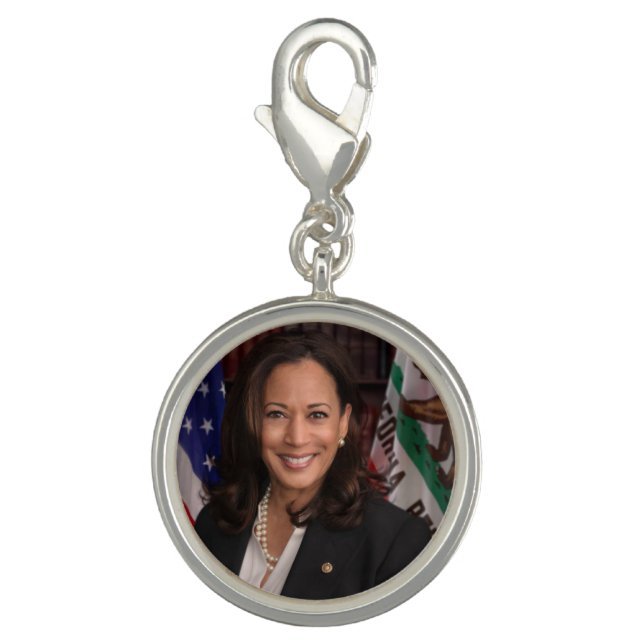 Kamala Harris Candidate for President US 2024 Charm (Front)