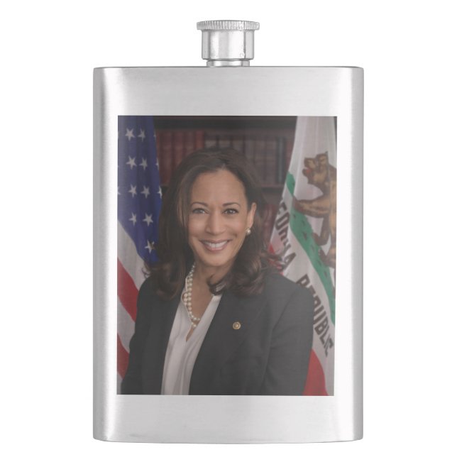 Kamala Harris Candidate for President US 2024 Flask (Front)