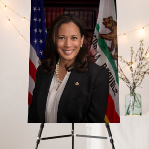Kamala Harris Candidate for President US 2024 Foam Board