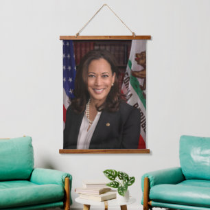 Kamala Harris Candidate for President US 2024 Hanging Tapestry